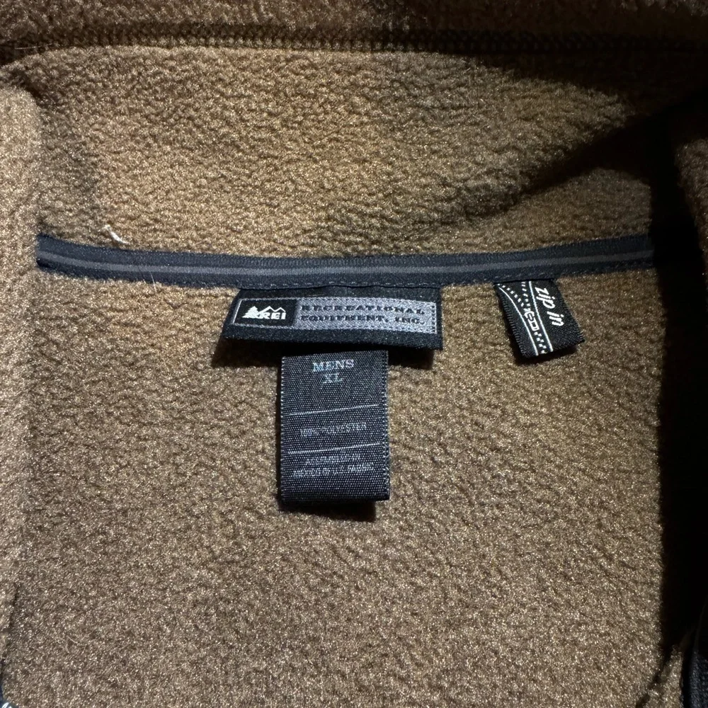 REI Dark Brown Fleece Jacket
